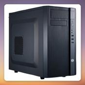 Cooler Master N200 Micro-ATX Mini Tower Case, Black, Mesh Front