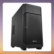 Sharkoon V1000 Micro-ATX Midi Tower Case, Black, Mesh Front