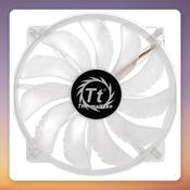 Thermaltake Pure 20 LED 200 mm Case Fan, Blue LED, 800 RPM, Transparent