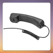 Digitus USB Telephone Receiver DA-70772, Black, Mono, 1.8 m Cable image