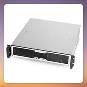 Chenbro RM24200-L 2U Rack Case, µATX, Silver/Black
