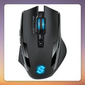 Sharkoon SKILLER SGM1 Wired RGB Gaming Mouse, 10,800 DPI, 12 Buttons, Black image