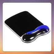 Kensington Duo Gel Mouse Pad with Wrist Rest, Blue image