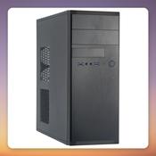 Chieftec HQ-01B-OP Midi Tower ATX PC Case, Black, 2x USB 3.2 Gen 1