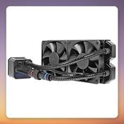 Alphacool Eisbaer 240 CPU 240 mm AIO Liquid Cooler, Black, Copper Radiator image