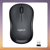 Logitech M220 Silent Wireless Mouse, Grey, 2.4 GHz USB Receiver, 1000 DPI image
