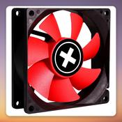 Xilence Performance C PWM Series 80 mm Case Fan, Black/Red, 800-1800 RPM image