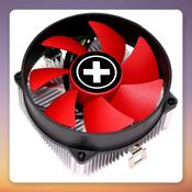 Xilence A250PWM 92 mm PWM CPU Cooler for AM4/AM5, Black/Red image
