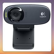 Logitech C310 HD Webcam 720p USB, Built-in Microphone, Black image