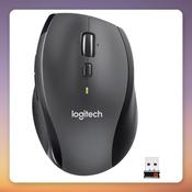 Logitech M705 Marathon Wireless Laser Mouse, 2.4 GHz, 1000 DPI, Anthracite