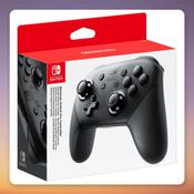 Nintendo Switch Pro Controller Wireless Gamepad, Grey, Bluetooth, 40 h Battery image