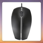 Cherry GENTIX Silent Wired Optical Mouse, 1000 DPI, 1.8 m USB Cable, Black image