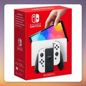 Nintendo Switch OLED Model 64 GB Handheld Console, White image