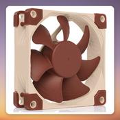 Noctua NF-A8 5V PWM 80 mm Case Fan, 5V, 450-2,200 RPM, SSO2 Bearing image