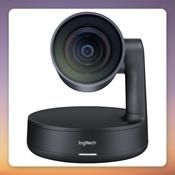 Logitech Rally Camera 4K PTZ Conference Webcam, Black/Grey