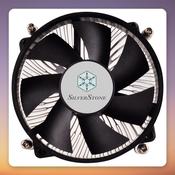 Silverstone Nitrogon NT09-115X 92 mm PWM Low-Profile CPU Cooler, LGA 115x/1200 image
