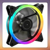 Sharkoon SHARK Blades RGB 120 mm Case Fan, 1200 RPM, Black