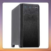 Inter-Tech H-606 Micro-ATX Mini-Tower Case, Black, Sound-Dampened