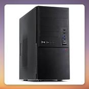 Inter-Tech IT-6865 Micro-ATX Midi Tower Case, Black, with Card Reader