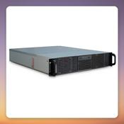 Inter-Tech IPC 2U-20255 2U Rack Server Case, ATX, 8x 3.5" Bays, Black