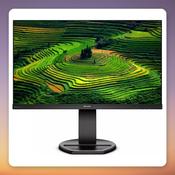 Philips 241B8QJEB 24-Inch Full HD IPS Monitor, 75 Hz, USB 3.2 Hub, Height Adjustable