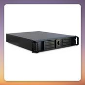 Inter-Tech 2U-2098-SL 2U Rack Server Case, ATX, Black