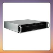 Inter-Tech 2U 2404S 2U Rack Server Case, Black, µATX, 4x Hot-Swap Bays