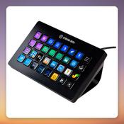 Elgato Stream Deck XL 32-Key Customisable LCD Keypad, Black