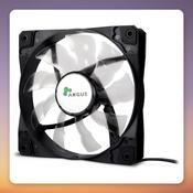 Inter-Tech Argus L-12025 120 mm Case Fan, 1200 RPM, 20 dB, Black/Transparent image
