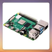 Raspberry Pi 4 Model B 4 GB LPDDR4 Single-Board Computer, Broadcom BCM2711, Green