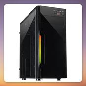 Inter-Tech B-42 RGB ATX Mid-Tower Case, Black, Acrylic Side Window image