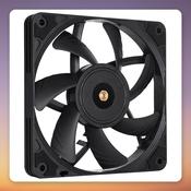 Noctua NF-A12x15 PWM chromax.black.swap 120 mm Slim Case Fan, Black
