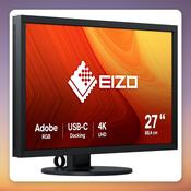 Eizo ColorEdge CS2740 26.9" 4K UHD IPS Monitor, USB-C 60W, 99% Adobe RGB image
