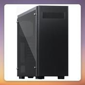 Chieftec Hawk AL-02B-TG-OP Midi-Tower ATX Case, Black, Tempered Glass image