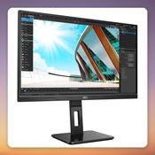 AOC 27P2Q 27-Inch Full HD IPS Monitor, 75 Hz, USB Hub, Height Adjustable