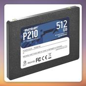 Patriot P210 512 GB SATA SSD 2.5" 520 MB/s Read, 430 MB/s Write image
