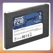 Patriot P210 2 TB SATA SSD 2.5", 520 MB/s Read, 430 MB/s Write
