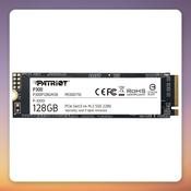 Patriot P300 128 GB NVMe M.2 2280 SSD, PCIe 3.0 x4, 1,600 MB/s image