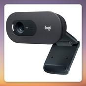 Logitech C505e 720p HD USB Webcam with Long-Range Microphone, Black