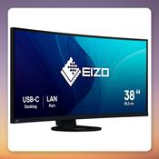 Eizo FlexScan EV3895-BK 37.5" UWQHD+ Curved IPS Monitor, USB-C 85W, KVM