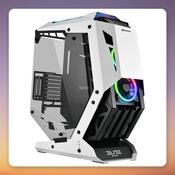 Sharkoon ELITE SHARK CA700 Full-Size ATX Midi-Tower Case, Black/White, Tempered Glass, 5x ARGB Fans