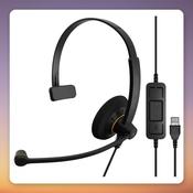 EPOS IMPACT SC 30 USB ML Mono USB Headset, Black, Teams Certified image