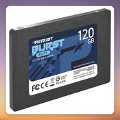 Patriot Burst Elite 120 GB SATA SSD 2.5", 450 MB/s Read, QLC