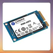 Kingston KC600 512 GB SATA III mSATA SSD, 3D TLC, 550/520 MB/s image