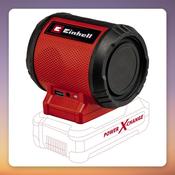 Einhell TC-SR 18 Li BT Portable Bluetooth 5.0 Speaker, Red, Power X-Change (Battery Not Included) image