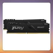 Kingston FURY Beast 16 GB DDR4-3600 CL17 (2x8 GB) Intel XMP