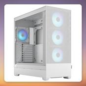 Fractal Design Pop XL Air RGB White TG Clear Tint E-ATX Big Tower Case, White image