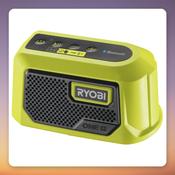 Ryobi ONE+ Mini Bluetooth Speaker 18V, 5W, Green/Black (Battery Not Included) image