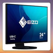 Eizo FlexScan EV2485 24.1-Inch WUXGA IPS Monitor, USB-C 70W, Black
