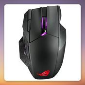 ASUS ROG Spatha X Wireless Gaming Mouse, 19000 DPI, 12 Buttons, Black image